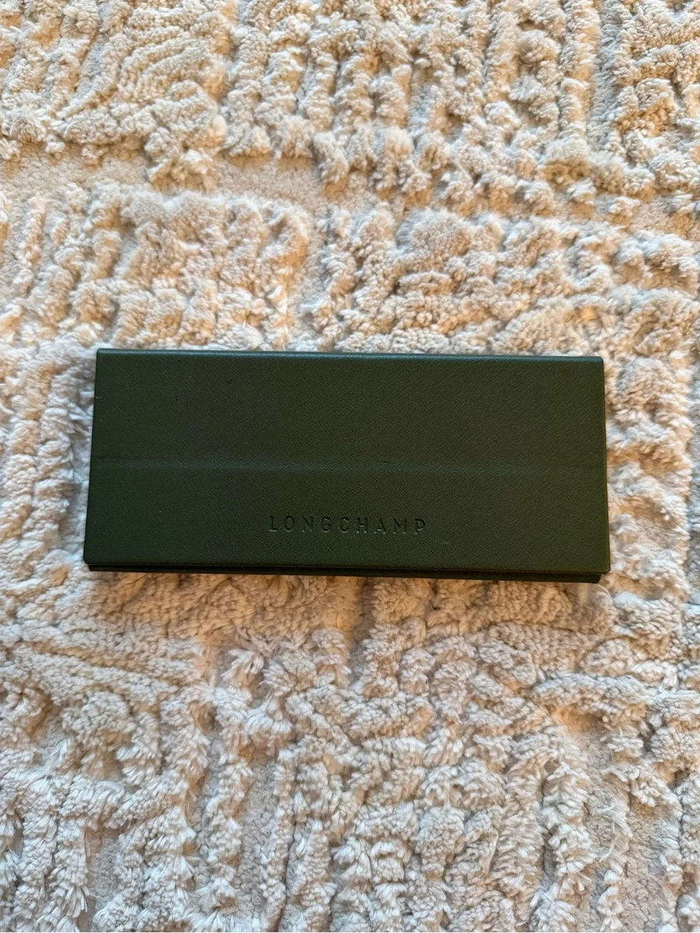 Longchamp Dark Green Envelope Wallet